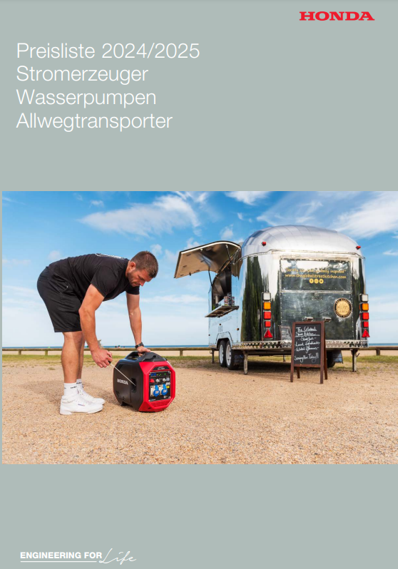 Preisliste Stromerzeuger Wasserpumpen etc.